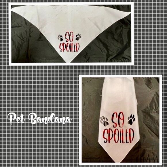 Dog Bandana, Pet Bandana,Triangle Dog Scarf, - Picture 1 of 1